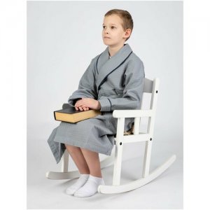 ТимаТома детский банный халат серый Россия. Цвет: серый