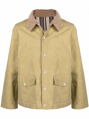 Куртка-рубашка узкого кроя Fortela. Цвет: зеленый