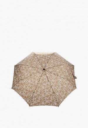 Зонт складной Doppler. Цвет: коричневый