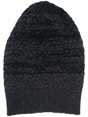 Кашемировая шапка бини Drumohr. Цвет: серый