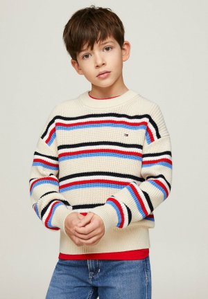 Вязаный свитер STRIPE , цвет calico heather Tommy Hilfiger