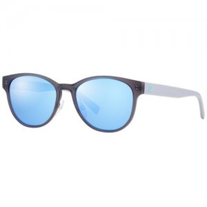 Солнцезащитные очки UNITED COLORS OF BENETTON, кошачий глаз, оправа: пластик, ударопрочные, с защитой от УФ, зеркальные, для женщин, серый Benetton. Цвет: серый