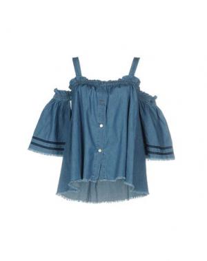 Джинсовая рубашка SHIKI. Цвет: синий