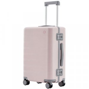 Чемодан Manhattan Frame Luggage 111903, 39 л, размер 20, розовый NINETYGO. Цвет: розовый