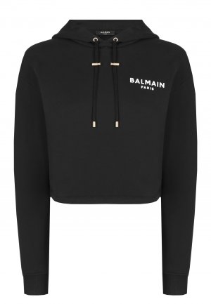 Толстовка BALMAIN. Цвет: черный