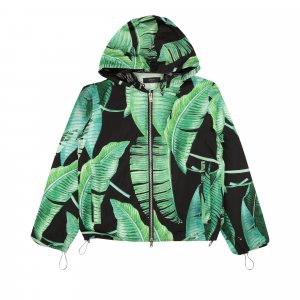 Куртка-парка Banana Leaves с капюшоном, цвет Зеленый Amiri
