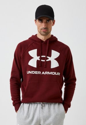 Худи Under Armour UA Rival Fleece Big Logo HD-RED. Цвет: бордовый