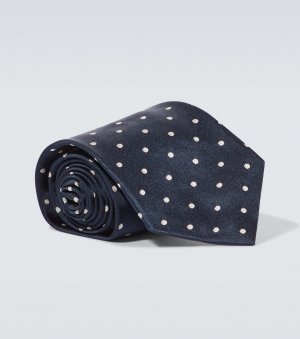 Шелковый галстук в горошек , мультиколор Ralph Lauren Purple Label