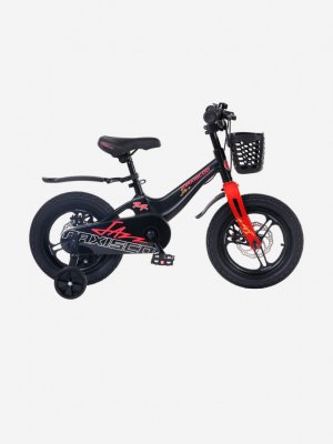 Велосипед для мальчиков Jazz Pro 14, Черный Maxiscoo. Цвет: черный