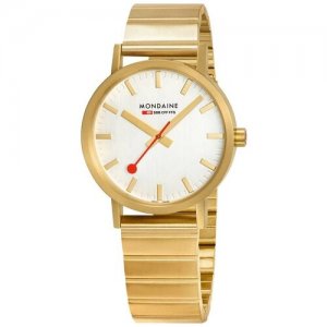Швейцарские наручные часы A660.30314.16SBM Mondaine. Цвет: золотистый