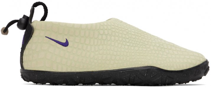 Зеленые тапочки ACG Moc Premium , цвет Olive aura/Field purple Nike