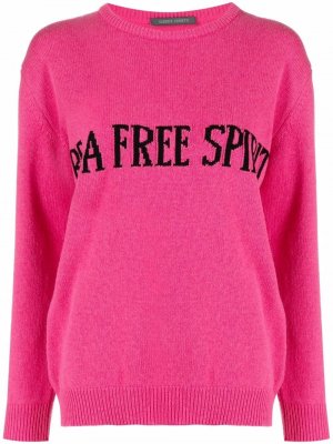 Джемпер Be A Free Spirit Alberta Ferretti. Цвет: розовый