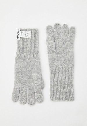 Перчатки Addicted Cashmere. Цвет: серый