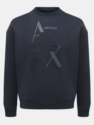 Свитшоты Armani Exchange. Цвет: темно-синий