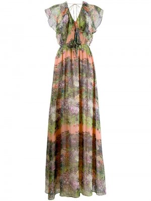 Платье макси с цветочным принтом Ailanto