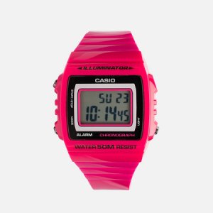 Наручные часы Collection W-215H-4A CASIO. Цвет: розовый