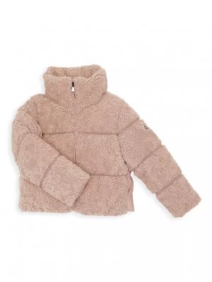 Куртка Тедди Segura для маленьких девочек и , розовый Moncler