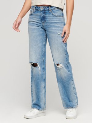Широкие джинсы со средней посадкой из органического хлопка , весенний винтаж на заказ Superdry