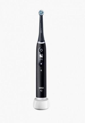 Электрическая зубная щетка Oral B iO 6 Black Lava. Цвет: черный