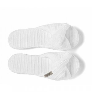 Тапочки из хлопка, Fula, 40-41, белый (white), размер 40/41, Hamam. Цвет: белый