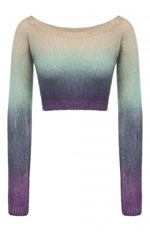 Пуловер из кашемира и шелка Canessa. Цвет: разноцветный