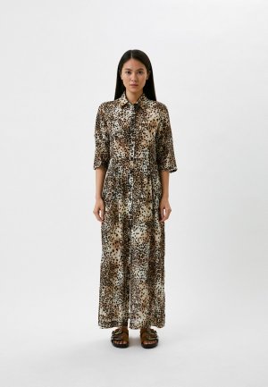 Платье Max & Moi. Цвет: коричневый