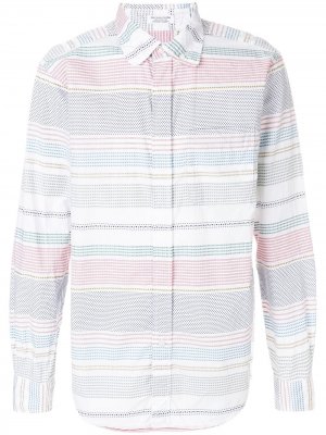 Рубашка в полоску Dobby Engineered Garments. Цвет: разноцветный