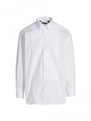Официальная рубашка-смокинг из пике , белый Paul Stuart
