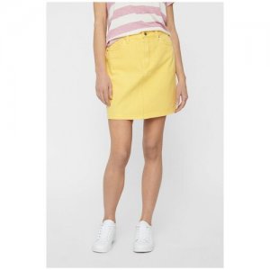 Юбка 10209417 Желтый XS Vero Moda. Цвет: желтый
