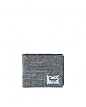 Мужской кошелек из серой ткани с несколькими карманами , светло-серый Herschel