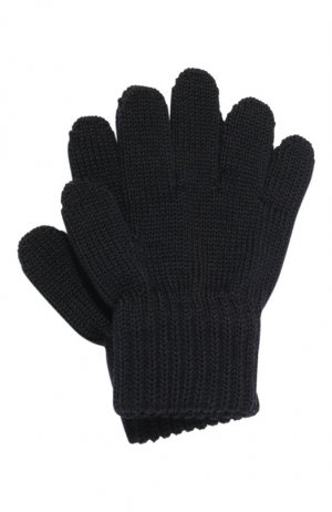 Шерстяные перчатки Catya. Цвет: синий