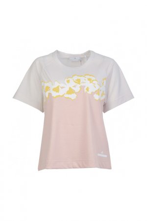 Футболка Adidas by Stella Mccartney. Цвет: бордовый
