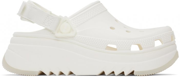 Белые сабо Hiker Xscape Crocs