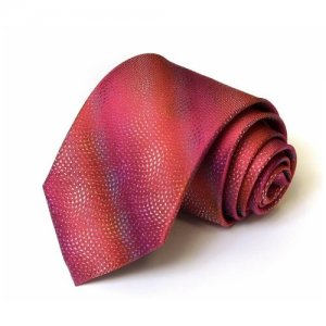 Стильный шелковый галстук 16819 Basile. Цвет: красный