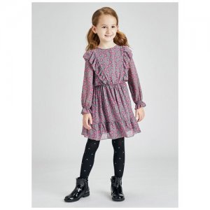 Платье 4929/20 для девочки, цвет серый, размер 110 MAYORAL. Цвет: розовый
