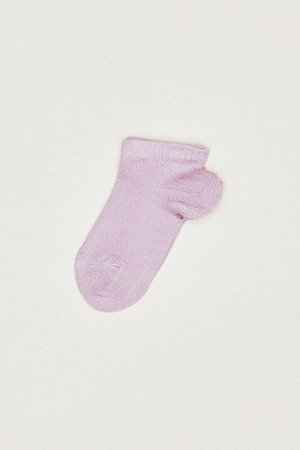 Бесшовные модальные детские носки-пинетки, фиолетовый Fullamoda