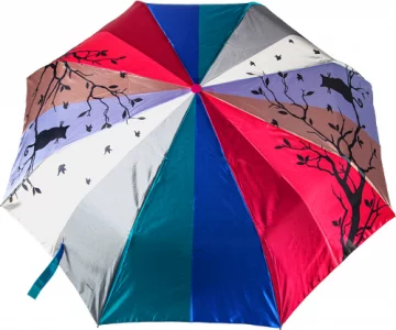 Зонт складной женский автоматический 19270685, разноцветный Raindrops