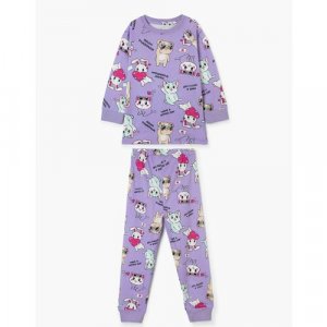 Пижама , размер 110/116, фиолетовый Gloria Jeans. Цвет: фиолетовый