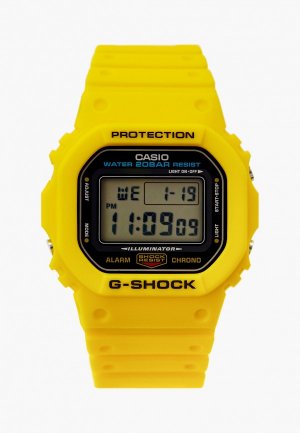 Часы Casio DW-5600REC-9ER. Цвет: желтый