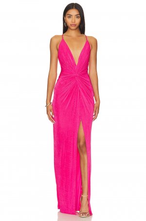 Платье Pixie Gown, цвет Pink Peacock Katie May