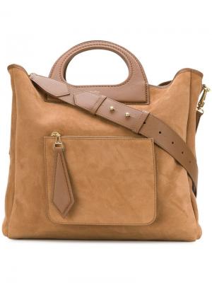 Structured tote bag Max Mara. Цвет: коричневый