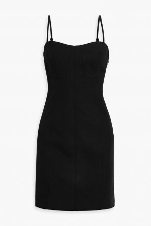 Платье мини Blair из хлопкового твила DEREK LAM 10 CROSBY, черный Crosby