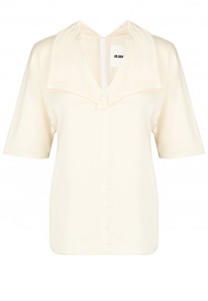 Блуза JIL SANDER. Цвет: бежевый