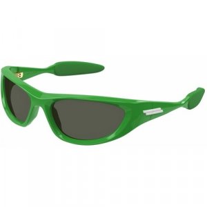 Солнцезащитные очки , зеленый Bottega Veneta. Цвет: черный