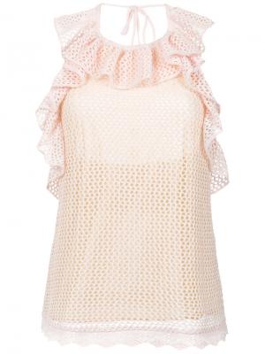 Silmara knit top Cecilia Prado. Цвет: розовый и фиолетовый