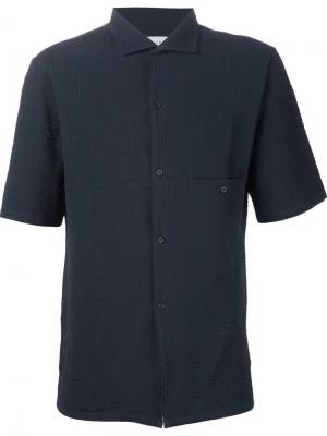 Рубашка с короткими рукавами Lemaire. Цвет: синий