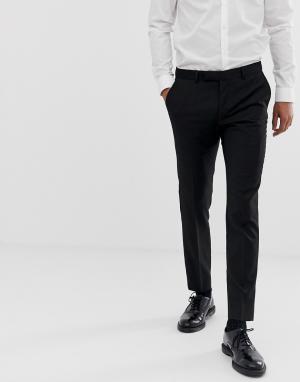 Черные облегающие эластичные брюки Moss London-Черный цвет BROS