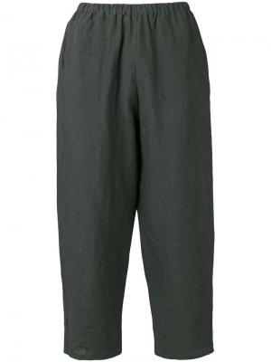 Укороченные брюки Apuntob. Цвет: серый