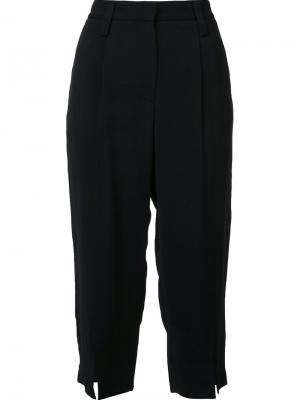Укороченные брюки Maiyet. Цвет: чёрный