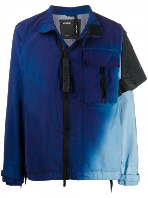 Куртка Zephyr 3L с эффектом градиента Nemen. Цвет: синий